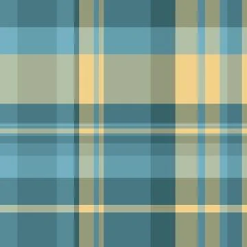Modern plaid pattern with intersecting lines in blue,beige and tan.A calming  Stock Illustration