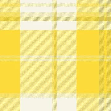 Modern plaid pattern in sunny yellow and soft neutral. Ideal for textile desi 스톡 일러스트