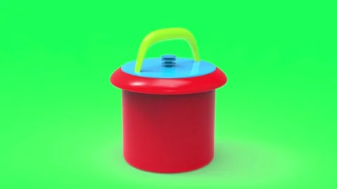 Modern Plastic Milk Box 스톡 동영상 347069924
