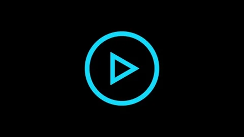 Modern Play Button Design Stock Footage 331756200