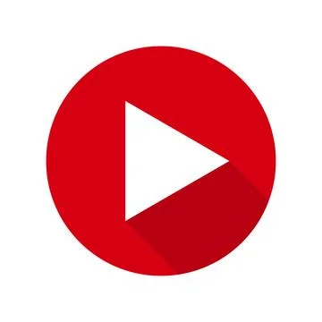 Modern play button icon. Vector. Stock Illustration