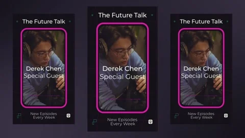 Modern Podcast Opener Stock After Effects