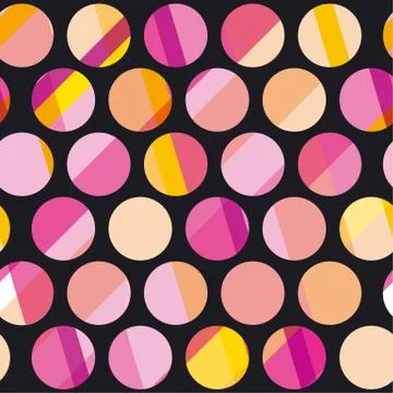Modern polka dot seamless pattern, concept surface design for background, fab Stock Illustration