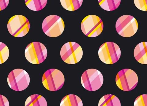 Modern polka dot seamless pattern, concept surface design for background, fab Stock Illustration