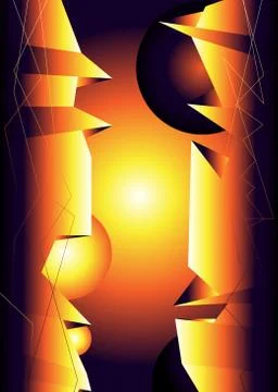 Modern poster template with geometric patterns. Abstract Cover Design with cr Иллюстрация