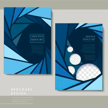 Modern poster template set Stock Illustration