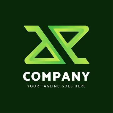 Modern PP Letter Logo Illustrazione stock