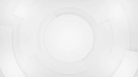 Modern Presentation Style Background, 3D Rendered Bright Circle 4K Backdrop Illustrazione stock