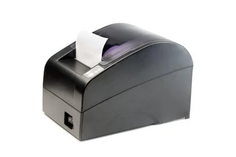 Modern printer checks for Point Of Sales systems. Stock-Fotos