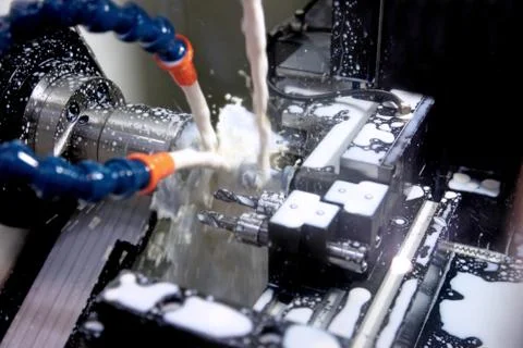 The modern processing machine Stock-Fotos