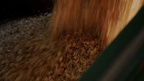 Modern Production of chipboard Vídeo Stock 70644436