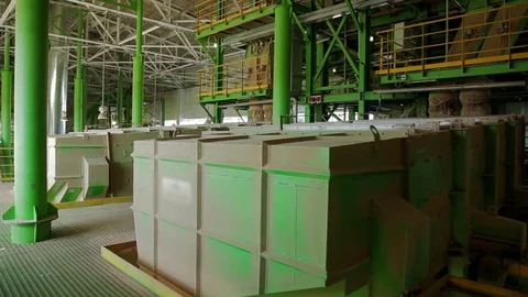 Modern Production of chipboard Stock Footage 70645694