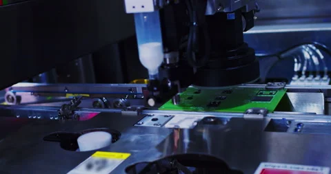 Modern production of microelectronics. Stock Footage 307094484