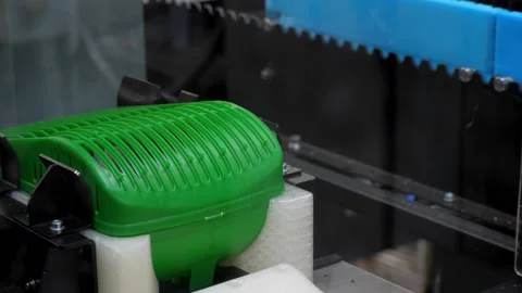 Modern production of plastic products. Stock Footage 140052960