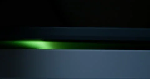 Modern professional scanner operates scanning documents Stock Footage 197217494