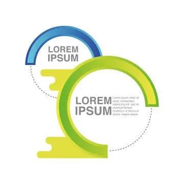 Modern progress banners with options or steps for business infographics Illustrazione stock