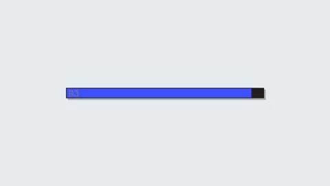 Modern progress bar design shows animation of loading, indicating status or.. Stock Footage 324962884