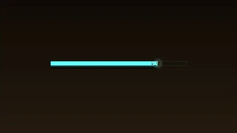 Modern progressbar animation design demonstrating a loading sequence with a.. Stock Footage 324962966