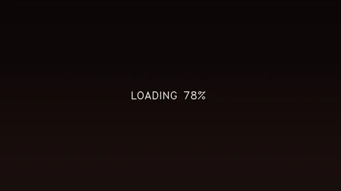 Modern progressbar animation showing loading status and displaying percenta.. Stock Footage 324963262