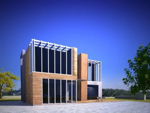 Modern prototype construction Stock Illustration