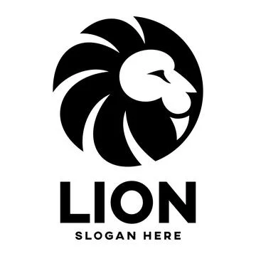 Modern proud lion logo. Vector illustration Stock Illustration