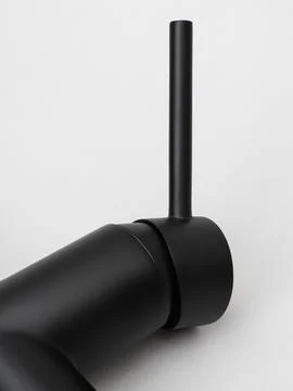 Modern pull-down kitchen faucet on white background 스톡 사진