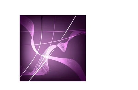Modern purple abstract grafical background with crossing lines. Stock Illustration
