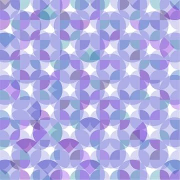 Modern of purple round geometrical pattern with multicolored vector Stock Illustration
