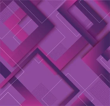 Modern purple square gradient trendy background Stock Illustration