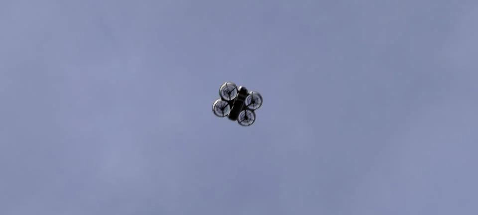 A modern quadcopter drone Foto stock