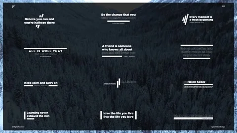 Modern Quotes Stock After Effects