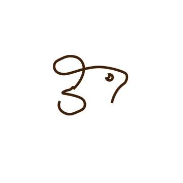 Modern Rabbit logo Illustrazione stock