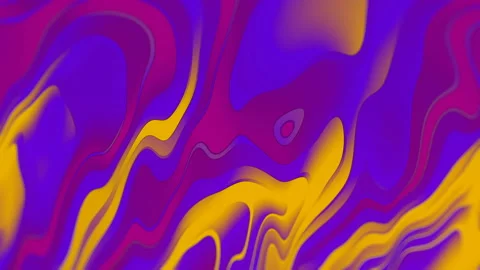 Modern rainbow colored wave flow loop animation 3d rendering abstract background Video stock 163211762