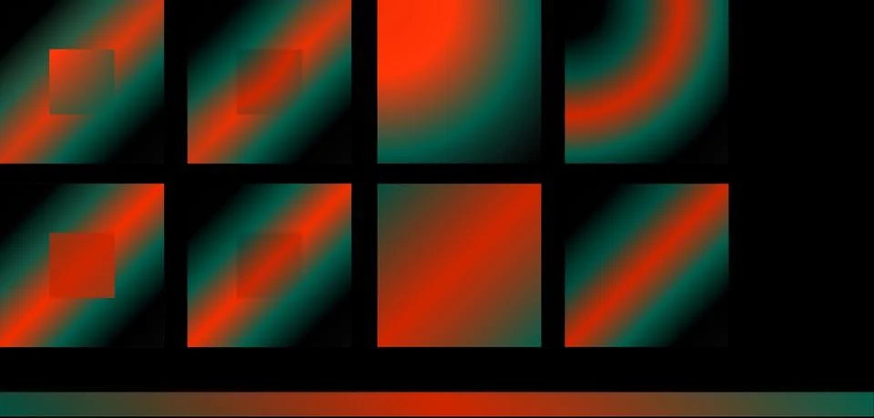 Modern rainbow dark Inspired Multi Unique Texture Pack Shiny Blurry Minimal.. 库存插图