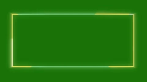 Modern rectangle border, Glowing Rectangle Frame Appears 4K animation. Stock Footage 298840857