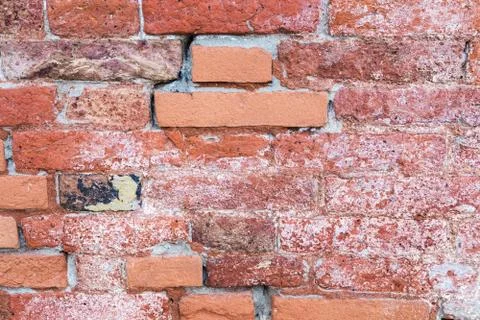 Modern red brick wall texture pattern background. Stock Photos