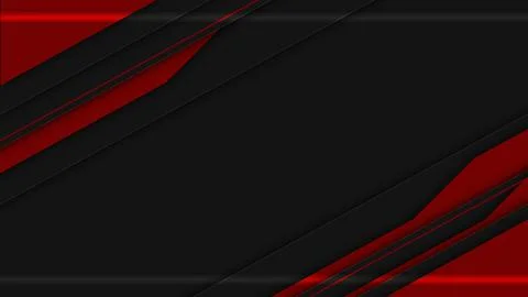 Modern red element frame graphic, hi tech space layout background Stock Illustration