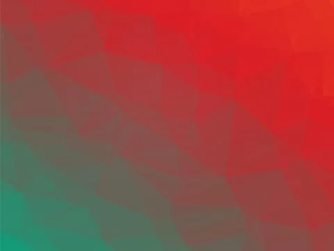 Modern red green triangular background Stock Illustration