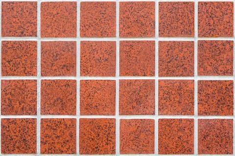 Modern red mosaic Stock Photos