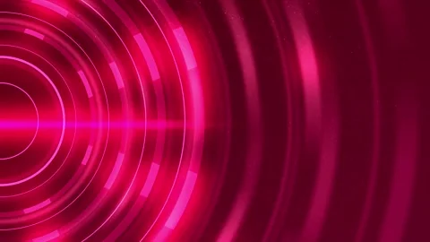 Modern red technology loop background with light streaks and lens flare Stock Footage 327570308