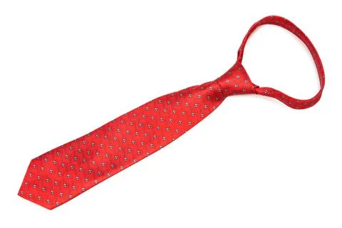 Modern red tie Stock Photos