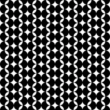 Modern repeating seamless pattern of repeat round shapes. Stylish texture. Ge Stock Illustration