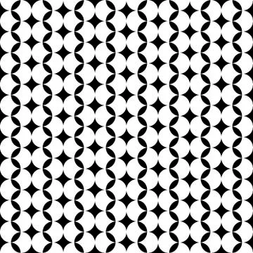 Modern repeating seamless pattern of repeat round shapes. Stylish texture. Ge Stock Illustration