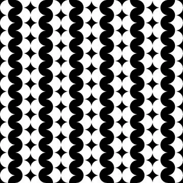 Modern repeating seamless pattern of repeat round shapes. Stylish texture. Ge Stock Illustration