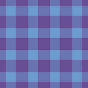 A modern, repeating square pattern in cool blue and purple hues. Versatile fo Stockillustratie