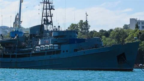 A modern rescue ship. Stock Photos