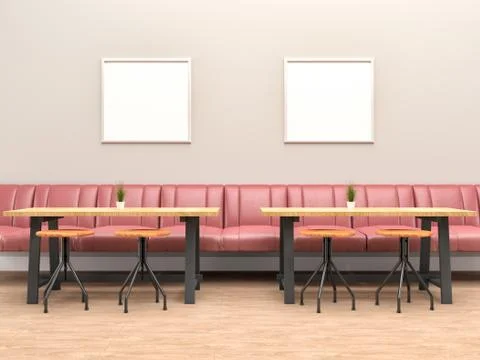 Modern Restaurant Stock Illustration