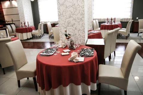 ModerN restaurant interior Stock Photos