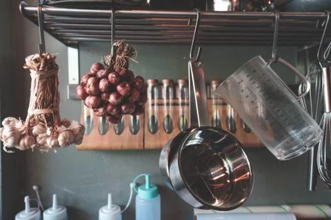 Modern Restaurant Kitchen Interior 2 Stock Photos