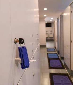 Modern restroom Stock Photos
